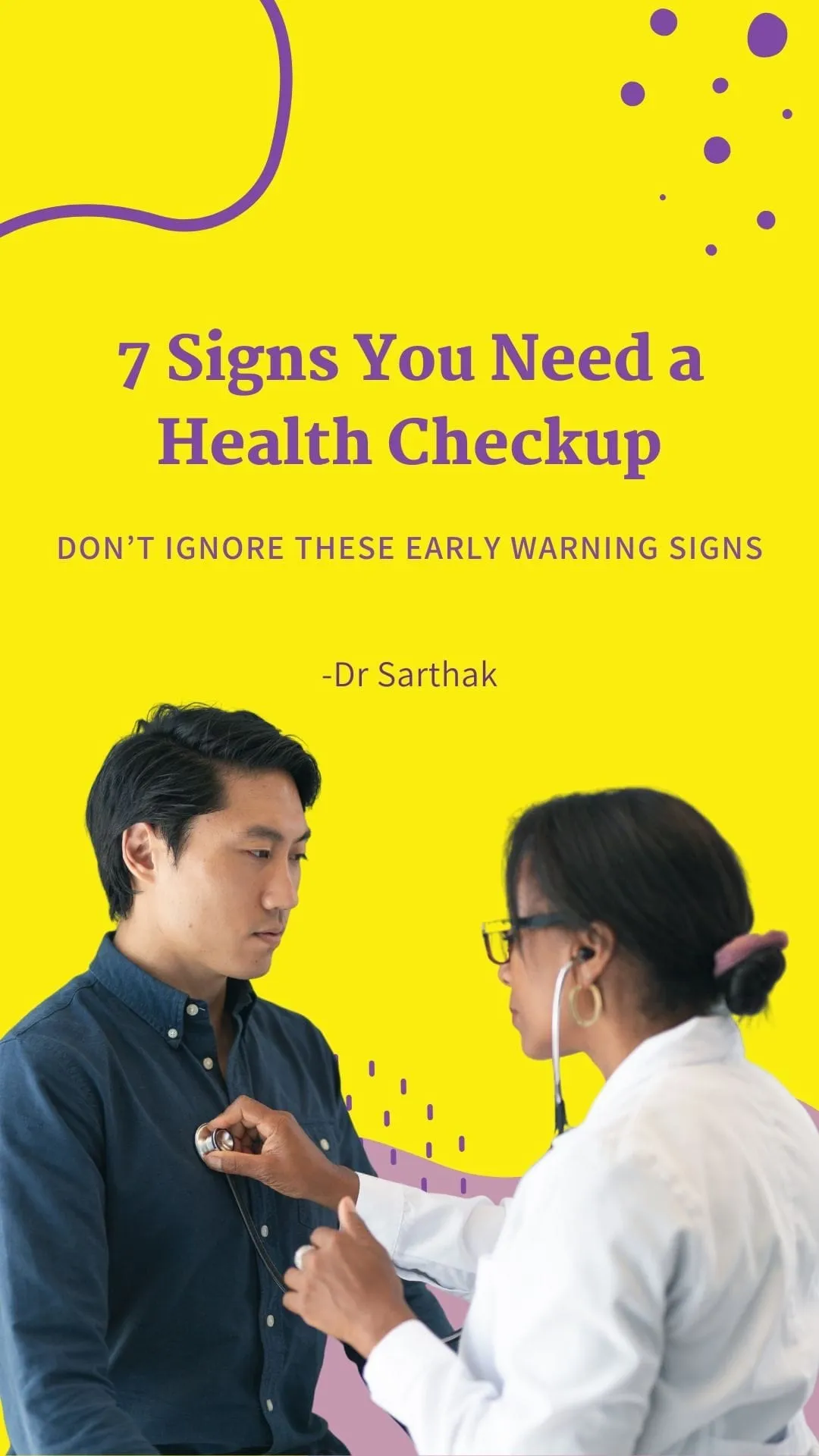 7 signs you need a health checkup, slide 1