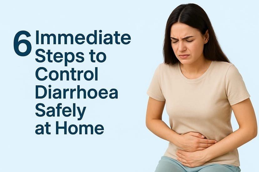 6 Immediate Steps to Control Diarrhoea Safely at Home